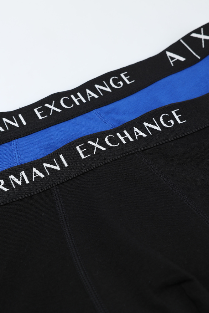 957027_CC282 Трусы 2 шт Armani Exchange Черный
