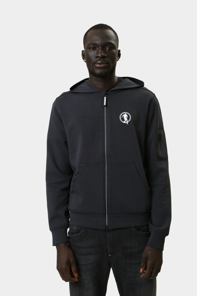 PBMF0436 Толстовка с капюшоном Bikkembergs Синий