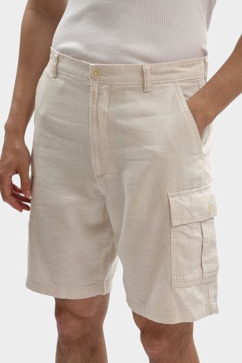 Шорты из льна и хлопка Calvin Klein Jeans