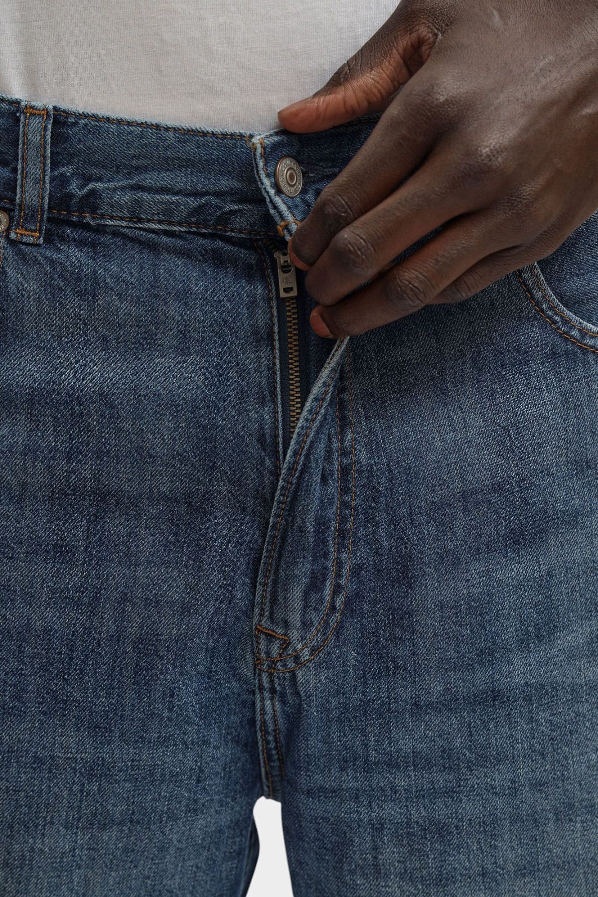 Шорты джинсовые Calvin Klein Jeans Синий