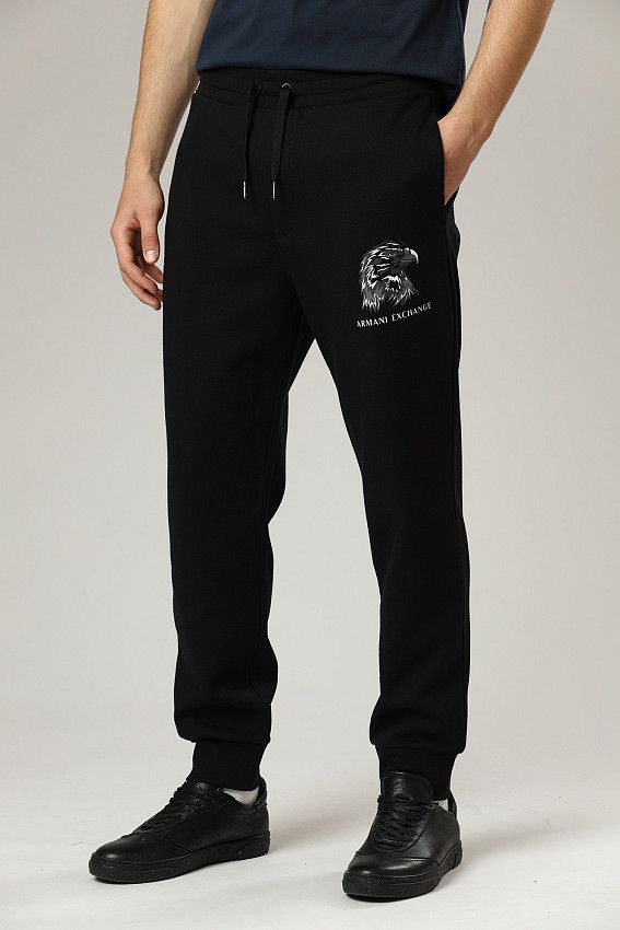 Брюки спортивные джоггеры Armani Exchange Черный