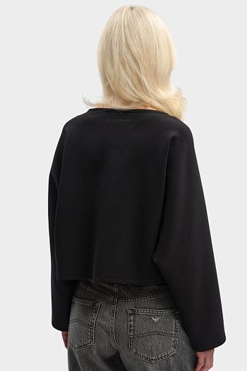 Свитшот из хлопка Emporio Armani