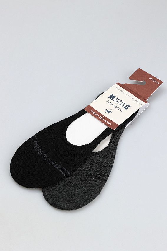 Комплект носков 2 шт. Mustang Черный