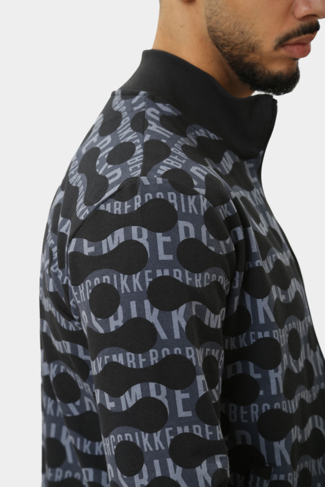 PBMF0210 Толстовка Bikkembergs Черный