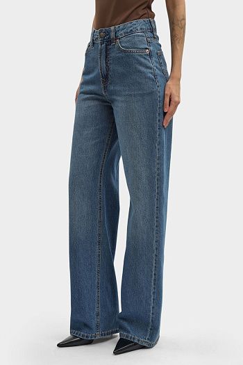 Джинсы прямые синие Pepe Jeans