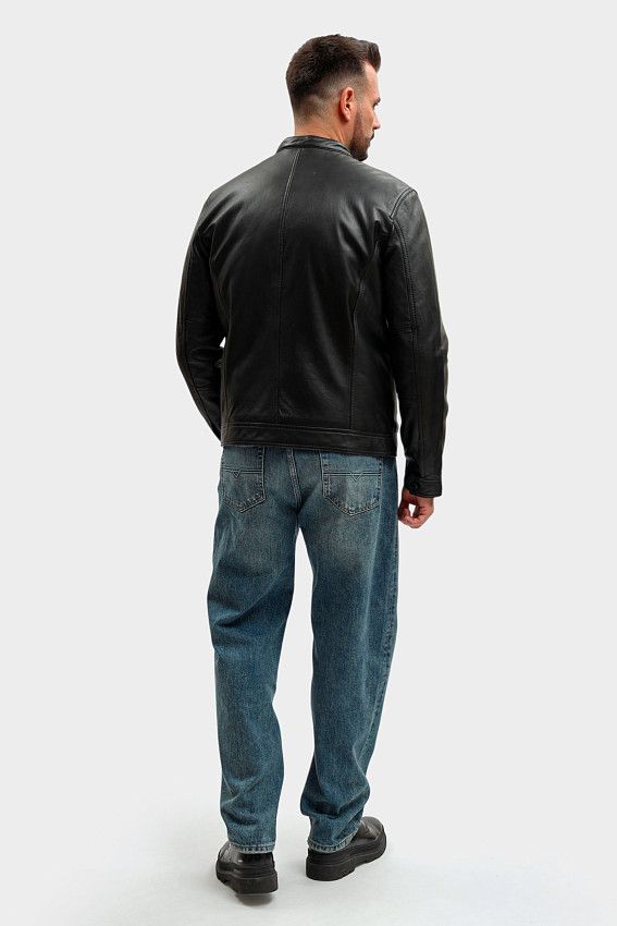 Куртка кожаная Strellson Черный