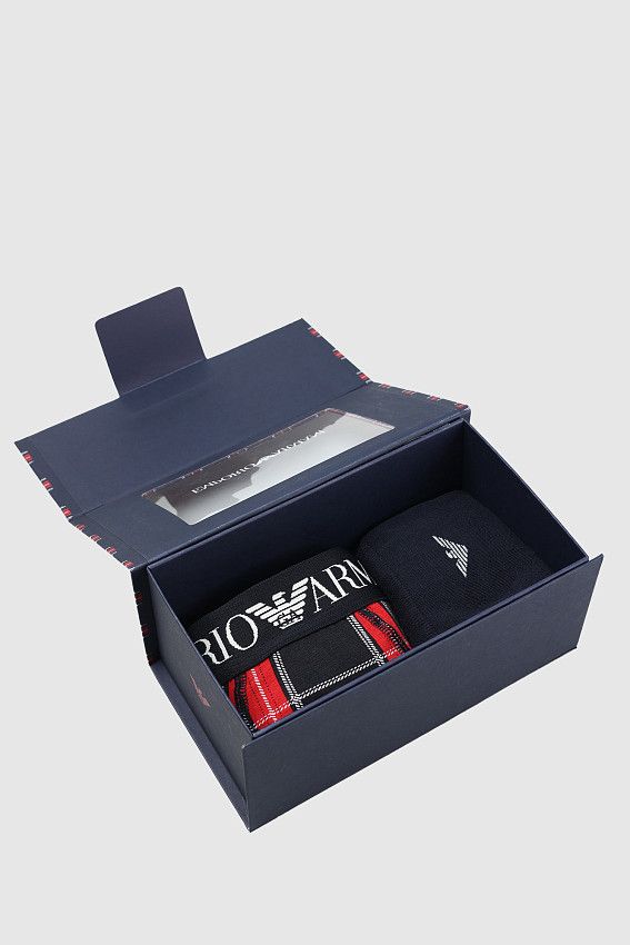 Набор (трусы+носки) Emporio Armani Красный