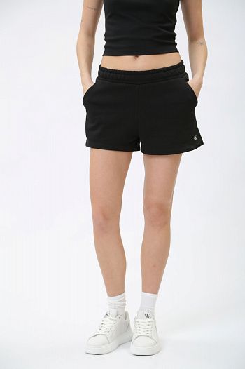 Шорты хлопковые черные Calvin Klein Jeans