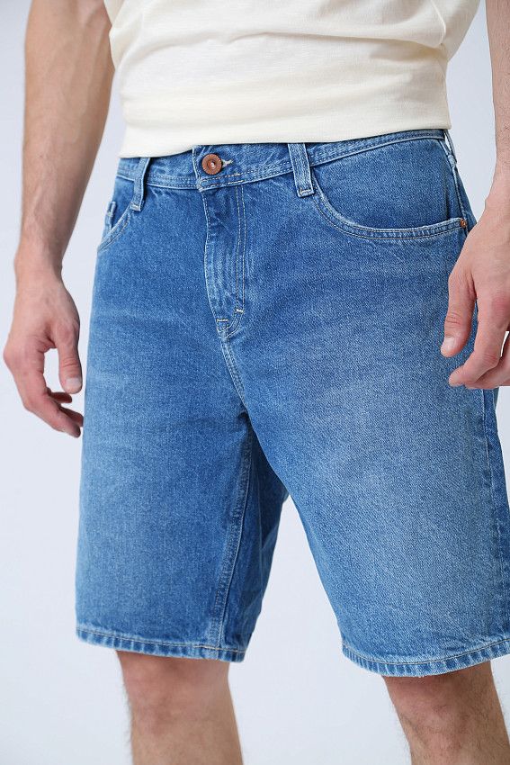Шорты джинсовые Mustang Синий