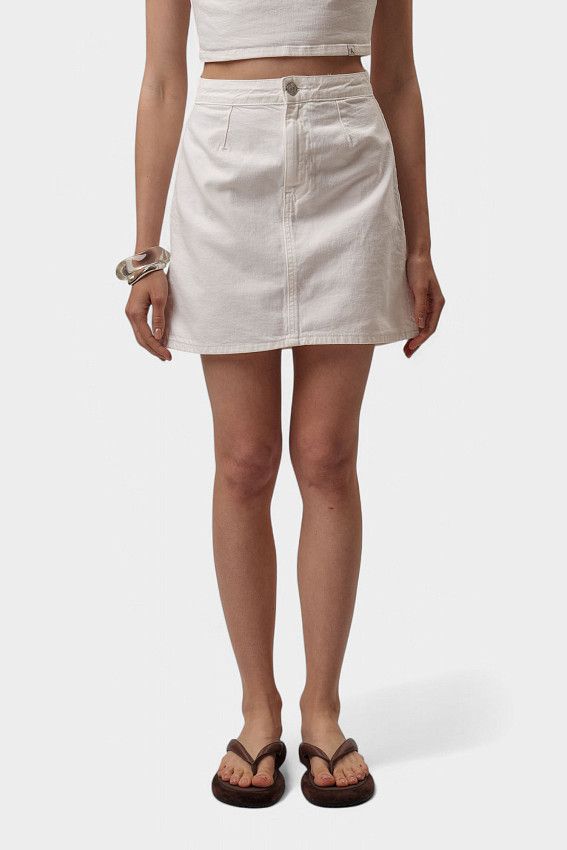 Юбка джинсовая Calvin Klein Jeans Белый