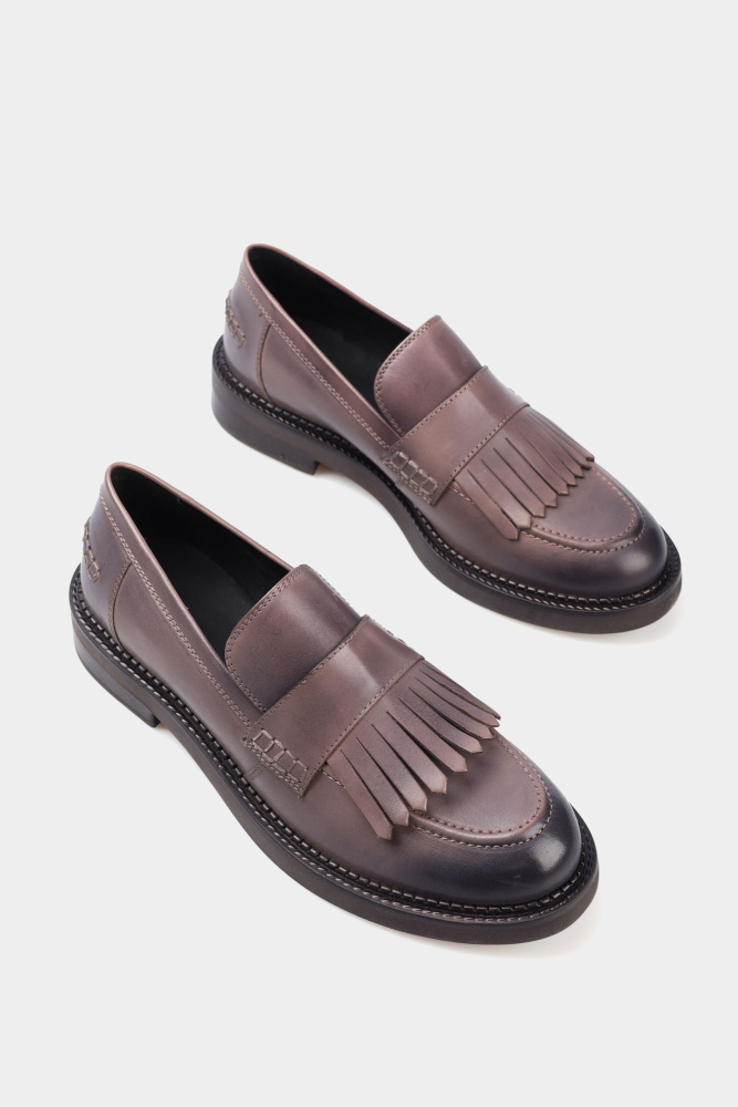 D46WYF00043C Лоферы Geox Коричневый