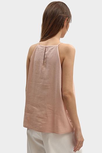 Топ розовый льняной Calvin Klein Jeans