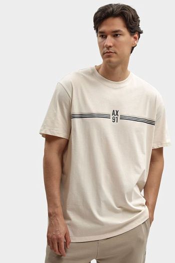 Футболка из хлопка Armani Exchange