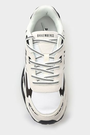 Кроссовки замшевые черные Bikkembergs