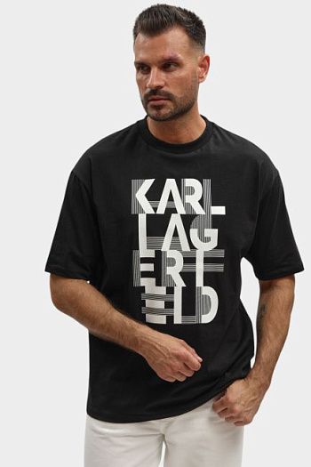 Футболка из хлопка Karl Lagerfeld
