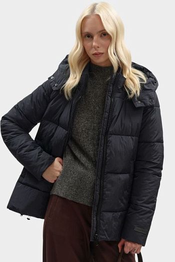 Пуховик черный Trussardi