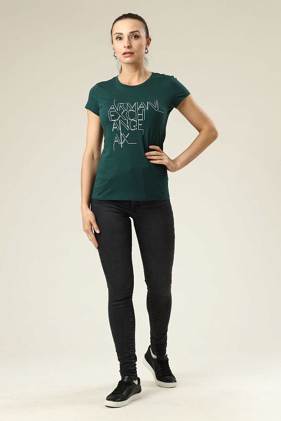 Футболка Armani Exchange Зеленый