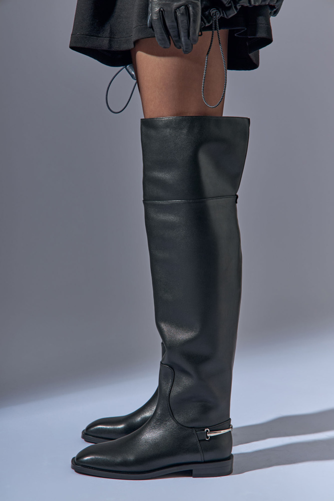 MC21799-WT Ботфорты Marc Cony Черный