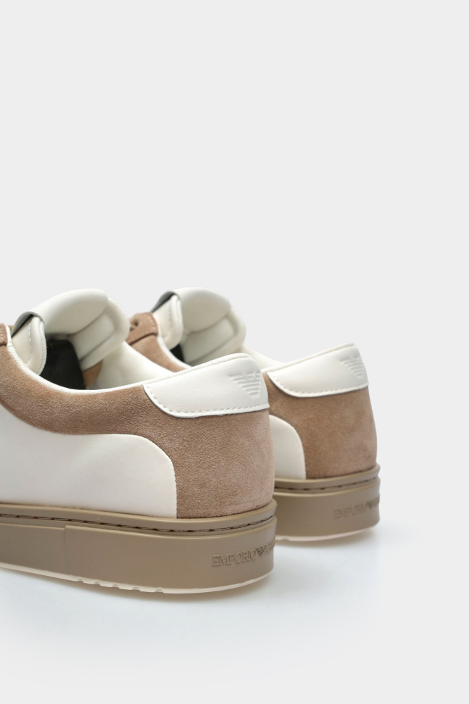 EM004836_AF24321 Кроссовки Emporio Armani Бежевый