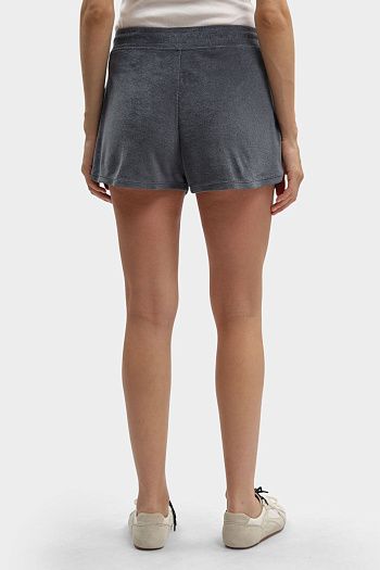 Шорты спортивные хлопковые серые Calvin Klein Jeans