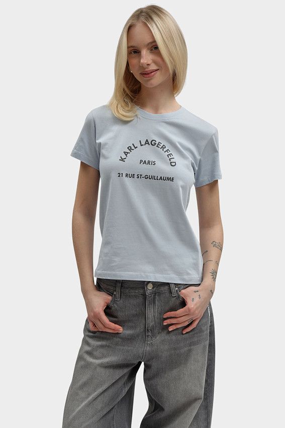 Футболка Karl Lagerfeld Голубой