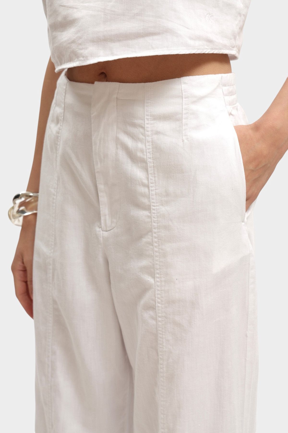 Брюки Calvin Klein Jeans Белый