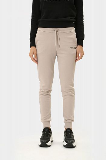 Брюки спортивные хлопковые бежевые Armani Exchange