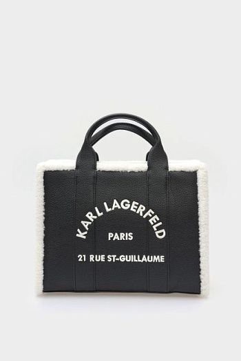 Сумка тоут черная Karl Lagerfeld