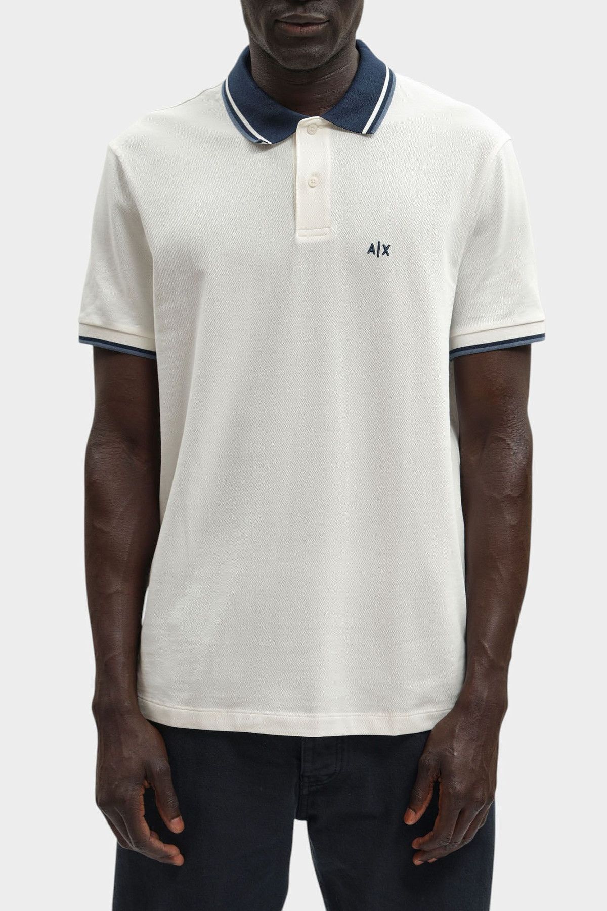 Поло Armani Exchange Белый
