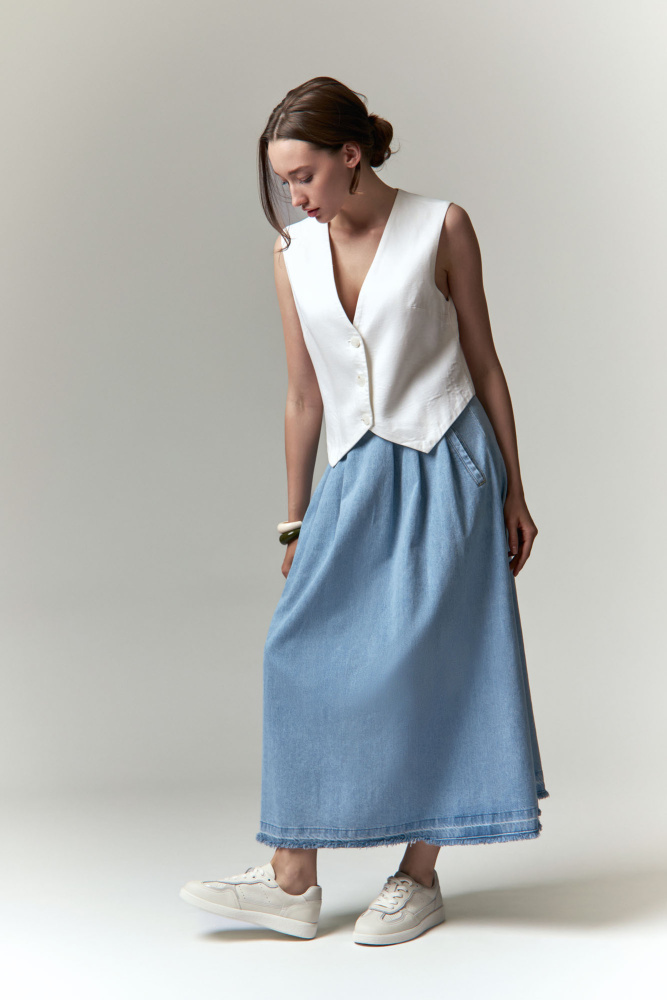 1016226-5000 юбка джинсовая mustang 