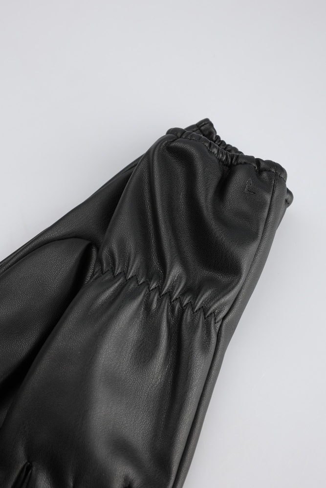 59Z00341-9Y099999 Перчатки кожаные Trussardi Черный