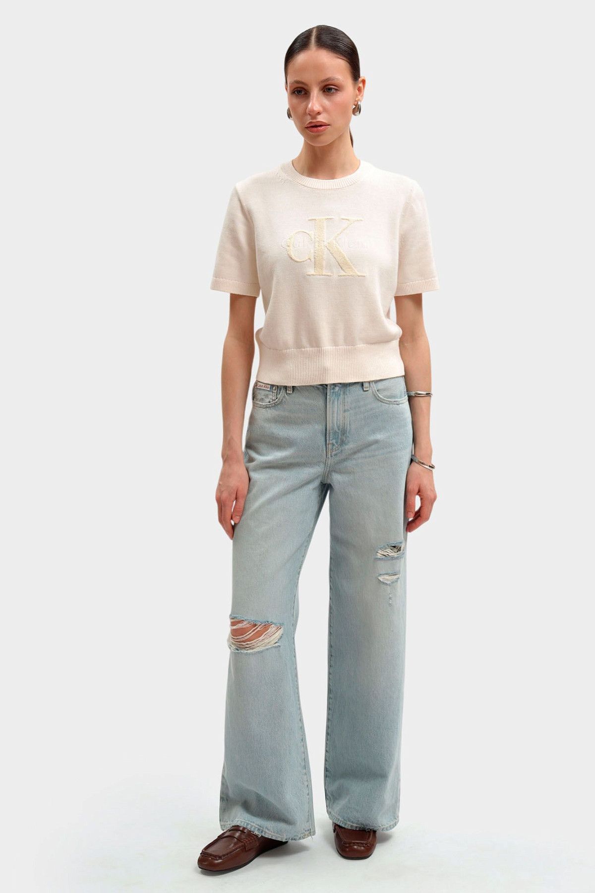 Джемпер Calvin Klein Jeans Бежевый