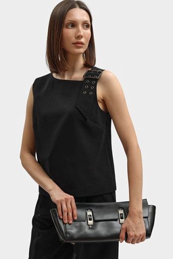 Топ черный Trussardi