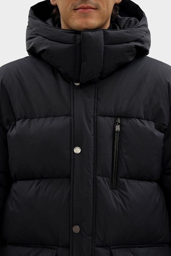 Пальто пуховое Trussardi Синий