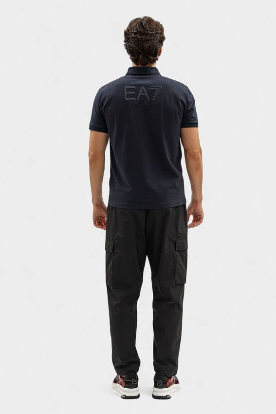 Поло EA7 Голубой