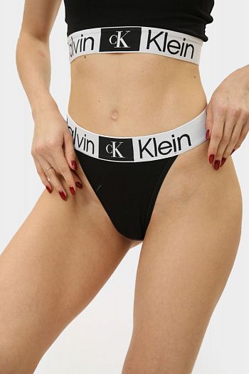 Трусы хлопковые черные Calvin Klein Underwear