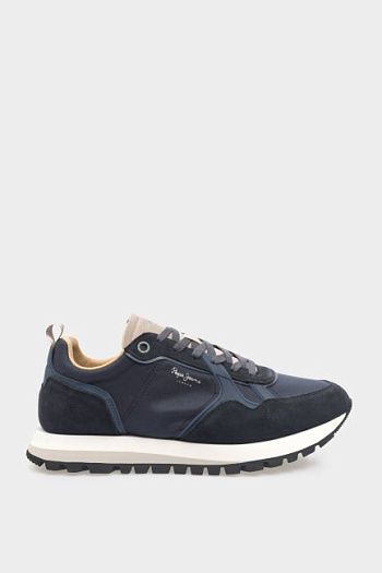 Кроссовки замшевые синие Pepe Jeans