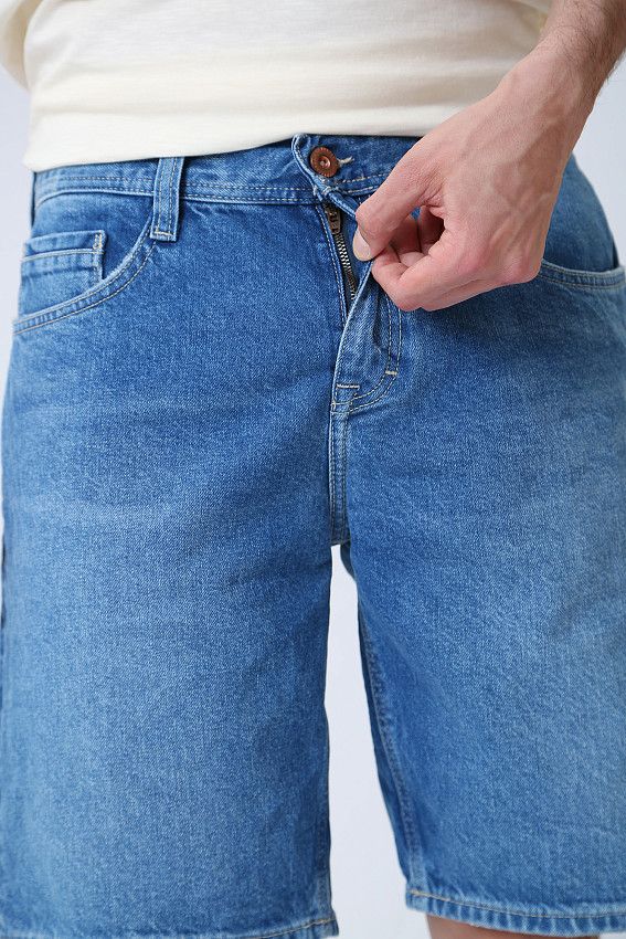 Шорты джинсовые Mustang Синий