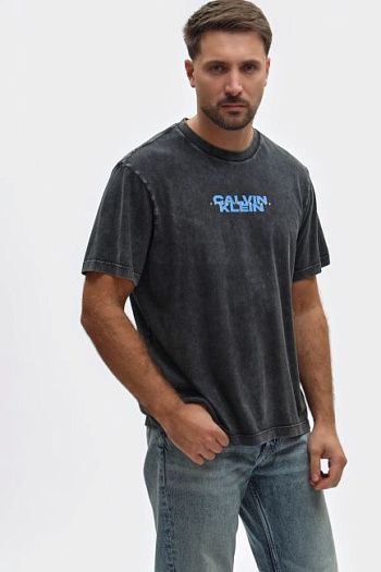 Футболка синяя Calvin Klein Jeans