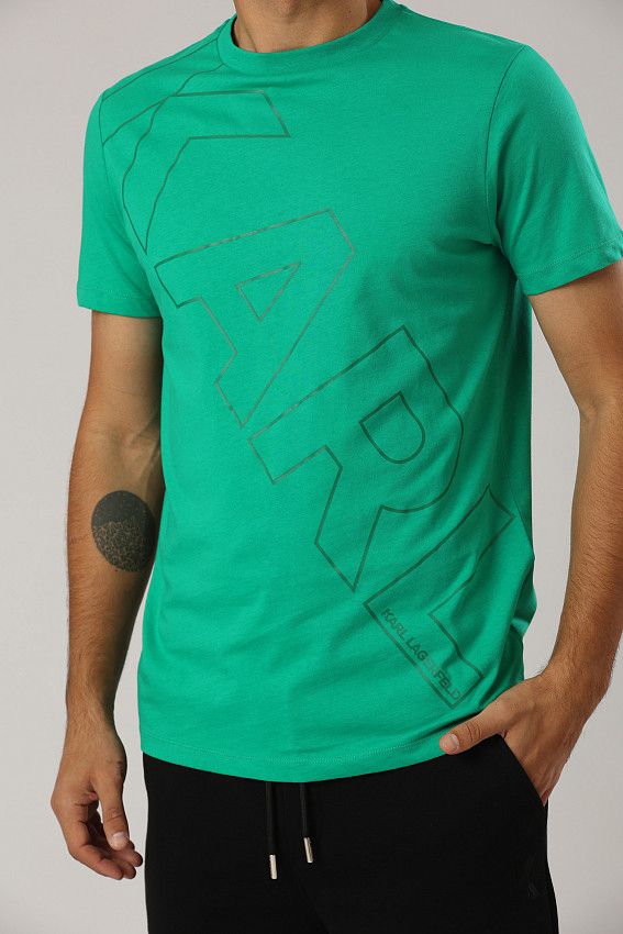 Футболка Karl Lagerfeld Зеленый