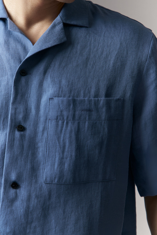 M-251-TH-56-0122 Рубашка с коротким рукавом The Hills Голубой