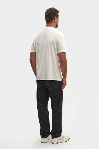 Футболка хлопковая черная Armani Exchange