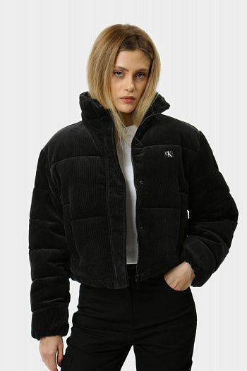 Куртка пуховая хлопковая черная Calvin Klein Jeans