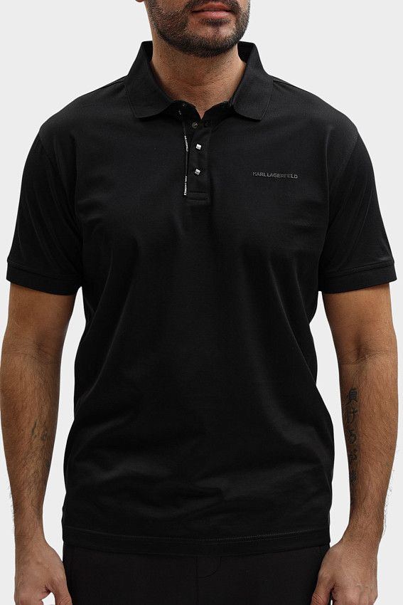 Поло Karl Lagerfeld Черный