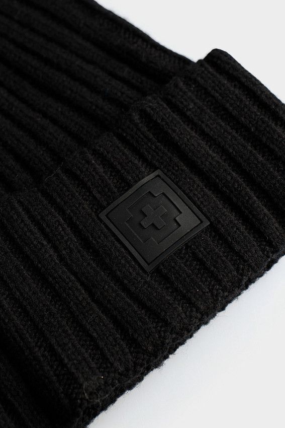 Набор шапка и шарф Strellson Черный