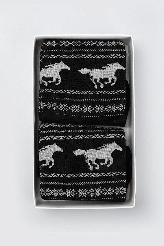 Носки (упаковка 2 пары) Mustang Черный
