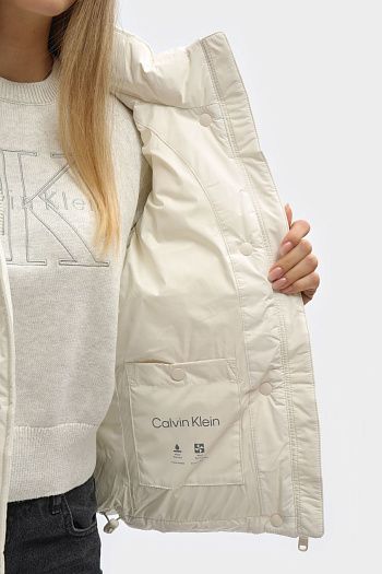 Пуховик черный Calvin Klein Jeans