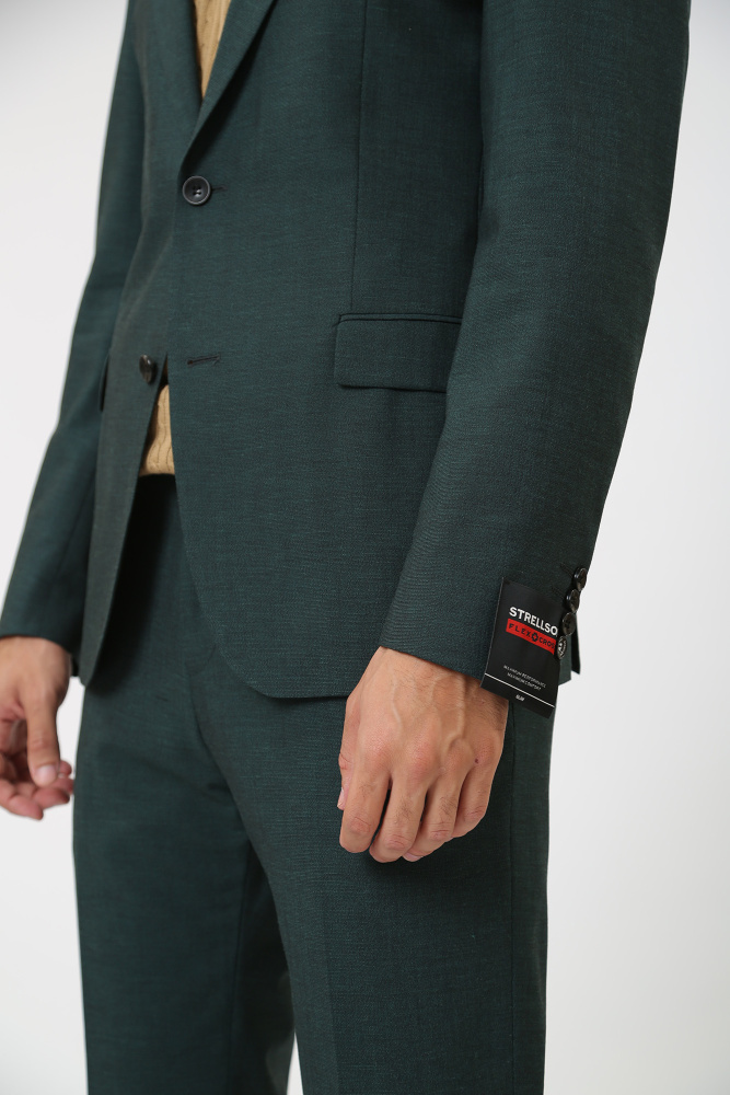 30038549_10016383 Пиджак классический Strellson Зеленый