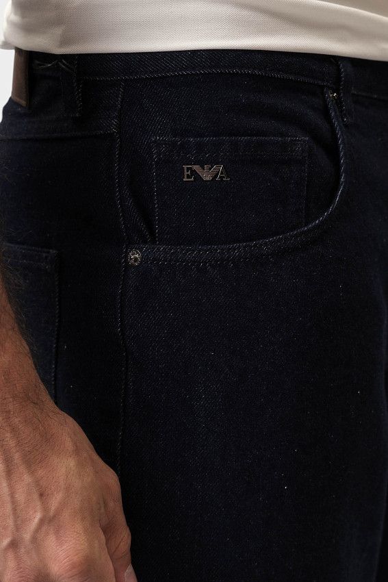 Шорты джинсовые Emporio Armani Синий