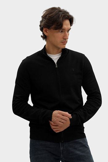 Джемпер  из вискозы черный Trussardi